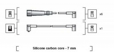 MAGNETI MARELLI 941318111084 -  Комплект проводов зажигания